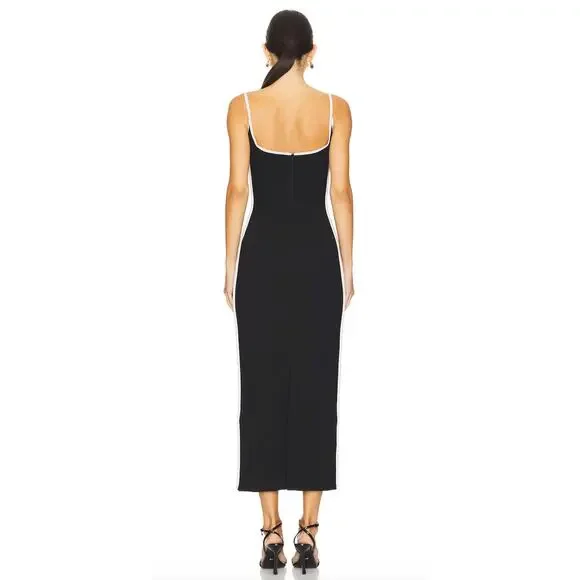 knee length dresses for ladies Paris Georgia - Black Heart Dress (Size 12) – Goldie's main image 0